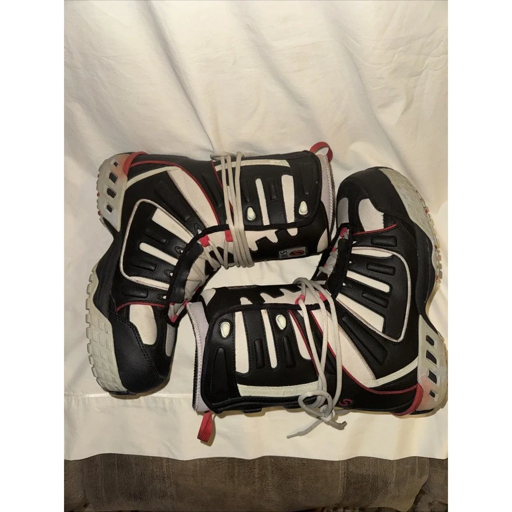 Sims RC100M Snowboard Boots Black Red Men's Size 13 Ski/Snowboarding